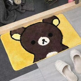 bear bathroom rug