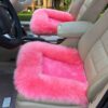 Pink Fluffy Car Seat Cover